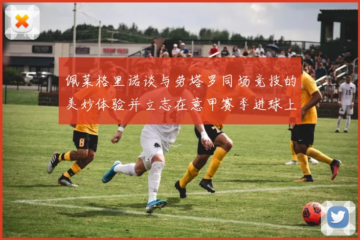 佩莱格里诺谈与劳塔罗同场竞技的美妙体验并立志在意甲赛季进球上双